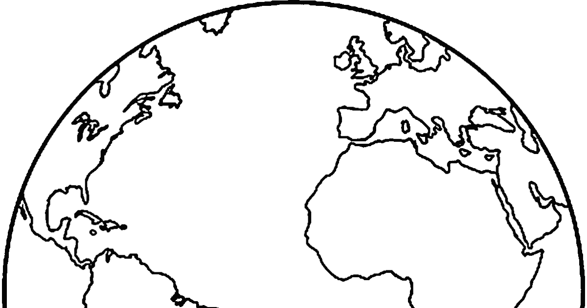 Printable Earth Coloring Pages : Earth Coloring Pages Picture
