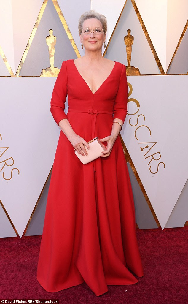 Most nominated in history: The actress, 68, who has won three Academy Awards, received her 21st nomination this year for her leading role in Steven Spielberg's The Post