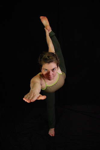 Megan in Standing Bow Pose
