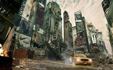 Destroyed City Background (62 images) Destroyed City Background (62 images)