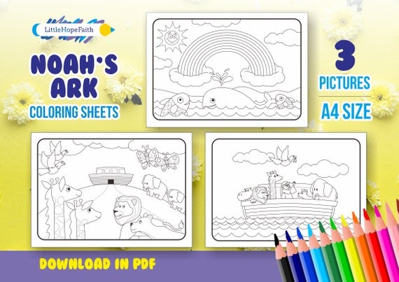 16 Noah Coloring Pages Activities - Free Printable Coloring Pages