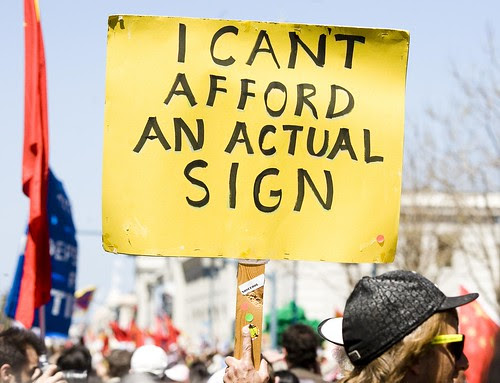 I Can't Afford an Actual Sign