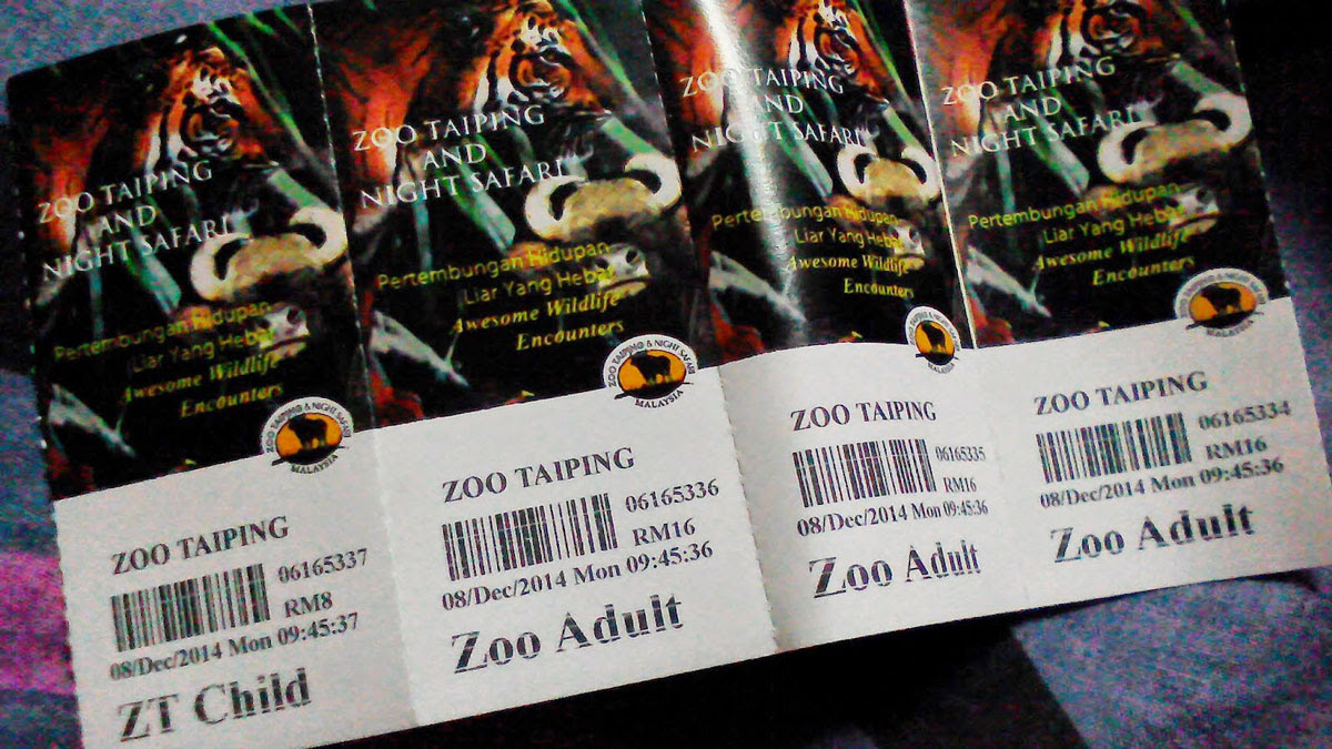 Taiping Zoo Ticket Price - sal-kaa