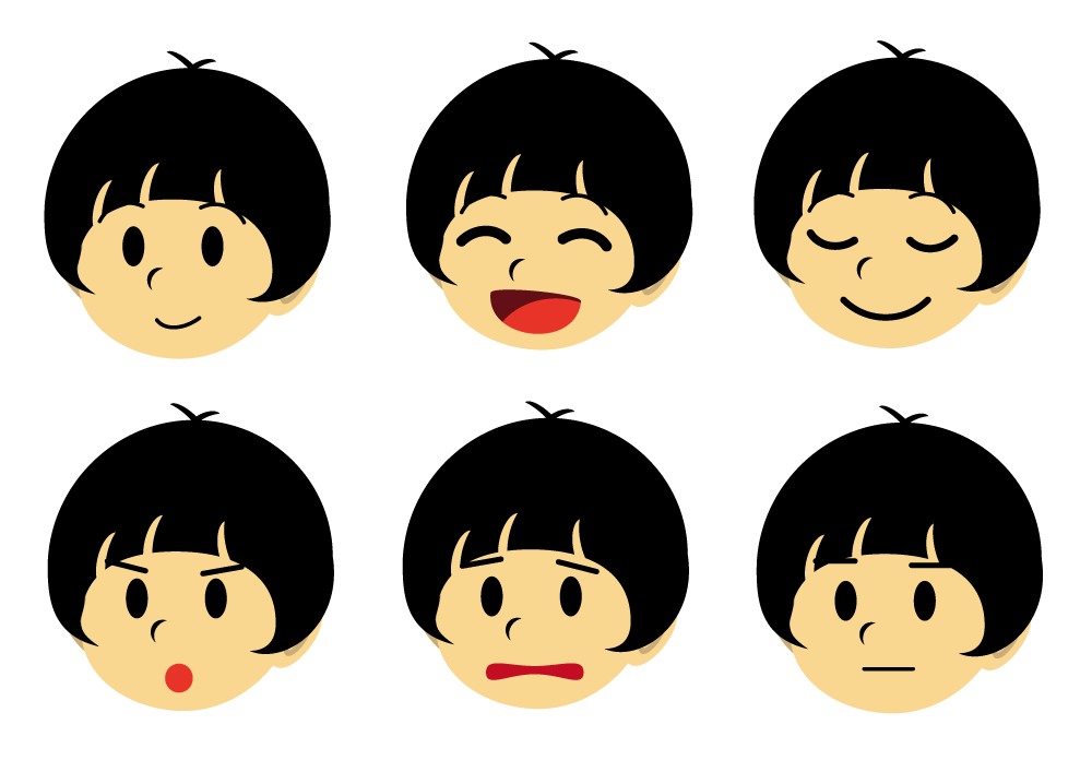 ラブリーかっこいい おかっぱ 女の子 イラスト ディズニー帝国