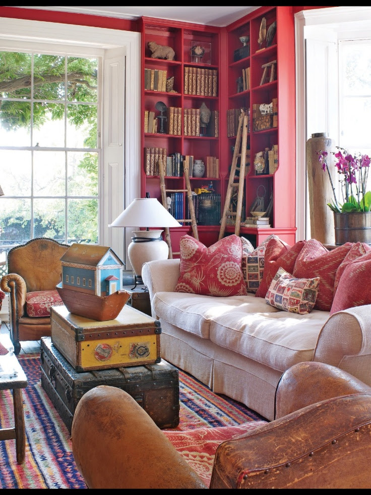 http://www.pinterest.com/pin/117445502756515640/ Pretty dark salmon accented with crisp white.