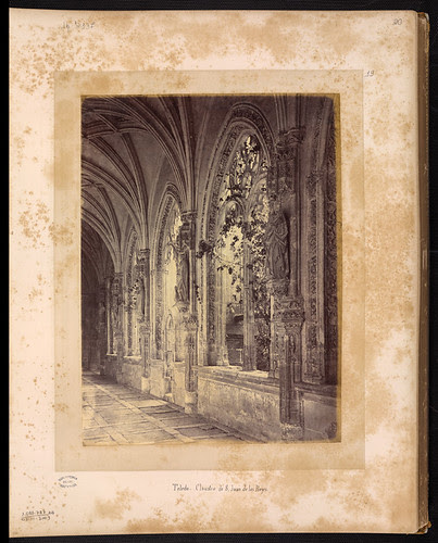 Monasterio de San Juan de los Reyes de Toledo en el siglo XIX. Foto Jean Laurent. Biblioteca Nacional de Brasil
