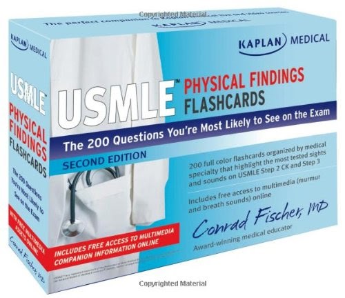 Flash Card Grand Kaplan Medical USMLE Physical Findings Flashcards