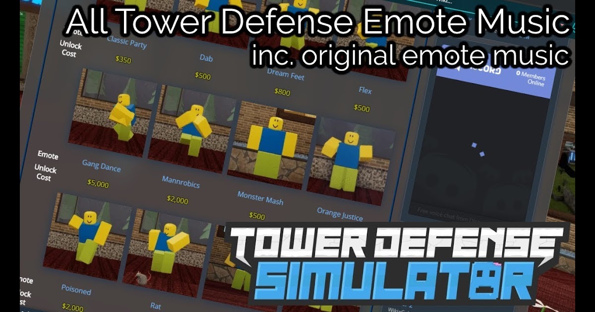 How To Use Emotes In Roblox Tower Defense Simulator Get Best