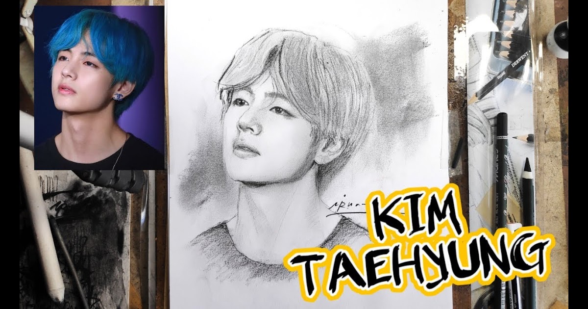 Gambar Sketsa Wajah Bts Terbaru Kumpulan Sketsa Gambar
