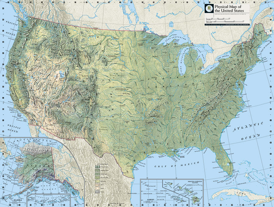 Map Showing Mountain Ranges In Us