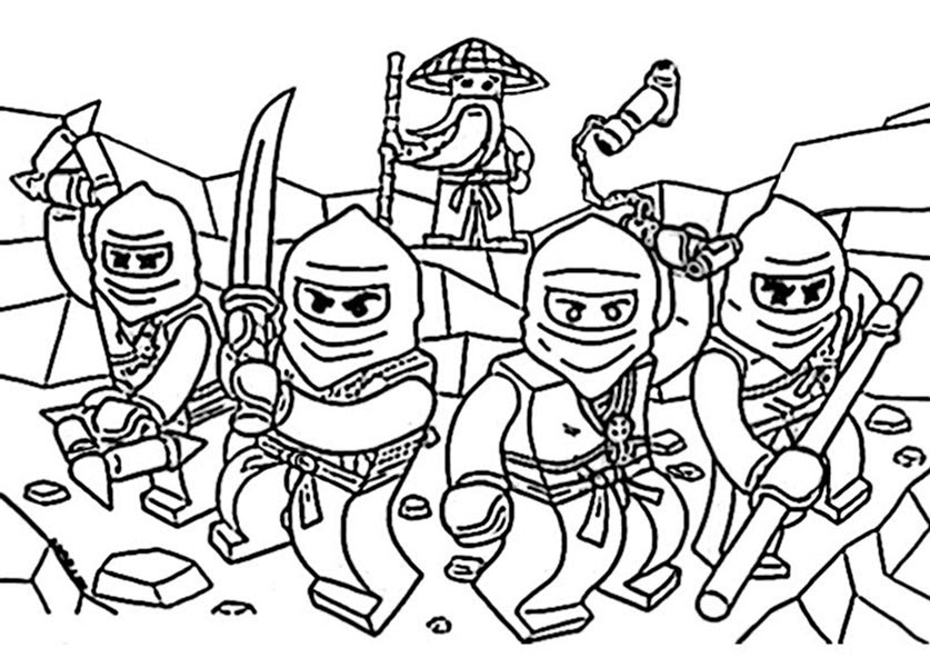 Bilder Zum Ausmalen Ninjago Zeichnen und Färben