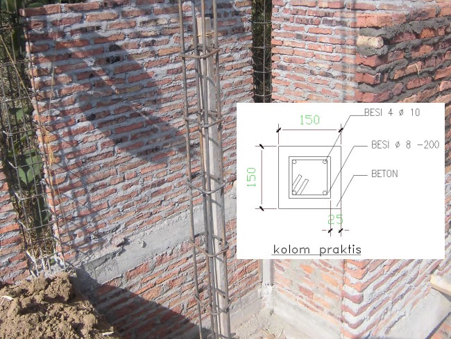  Ukuran  Besi  Untuk  Tiang Rumah  3 Lantai  Struktur Pondasi  