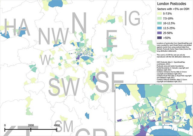 OSM_Postcodes_by_Postsector_over5pct_completeness_London