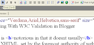 W.Blogger Formatting