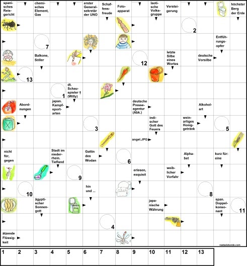 Leichte Kreuzworträtsel Zum Ausdrucken - Leichte Kreuzworträtsel für