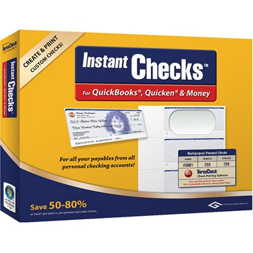 Banking Software Free VersaCheck Instant Checks Form 3001 Personal