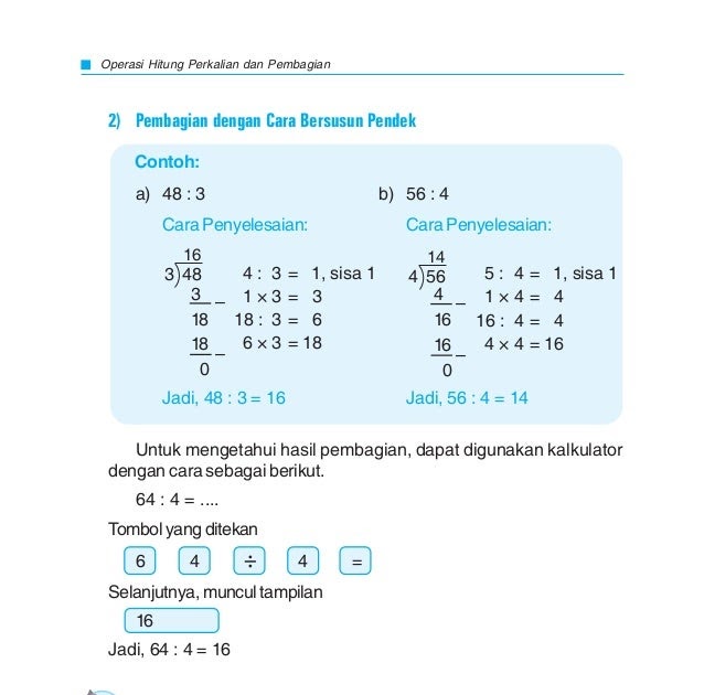 Contoh Soal: Porogapit Soal Matematika Kelas 3 Sd Perkalian Dan Pembagian