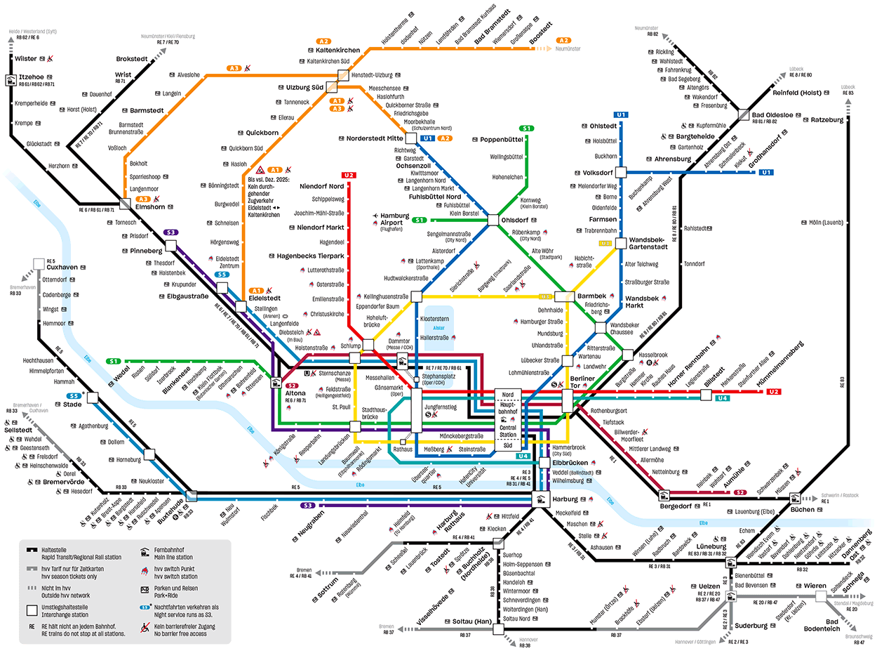 Hamburg Mapa MAPA