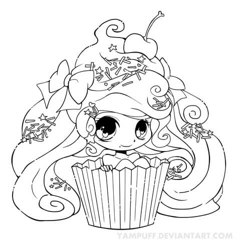 ideas for chibi food girl coloring pages  anyoneforanyateam