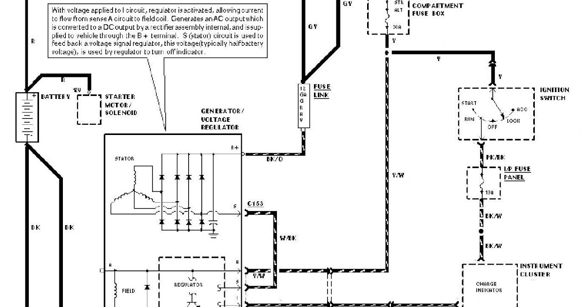 Ford Voltage Regulator Wiring schematic and wiring diagram