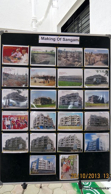 Construction Progress Report - Handing Over Ceremony of Sanjeevani Developers' Sangam at Sus on Sunday 20th October 2013