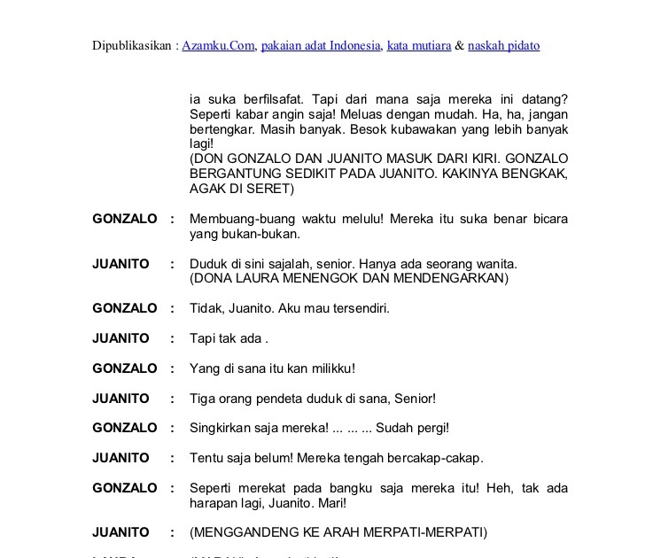 Teks Drama Bahasa Inggris 6 Orang Lina Pdf