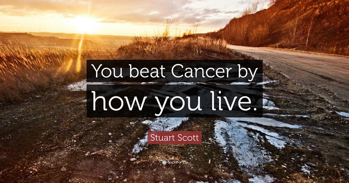 Stuart Scott Quote About Cancer : When You Die It Does Not Mean That