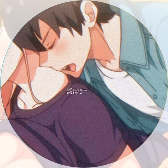 Couple matching icons anime 