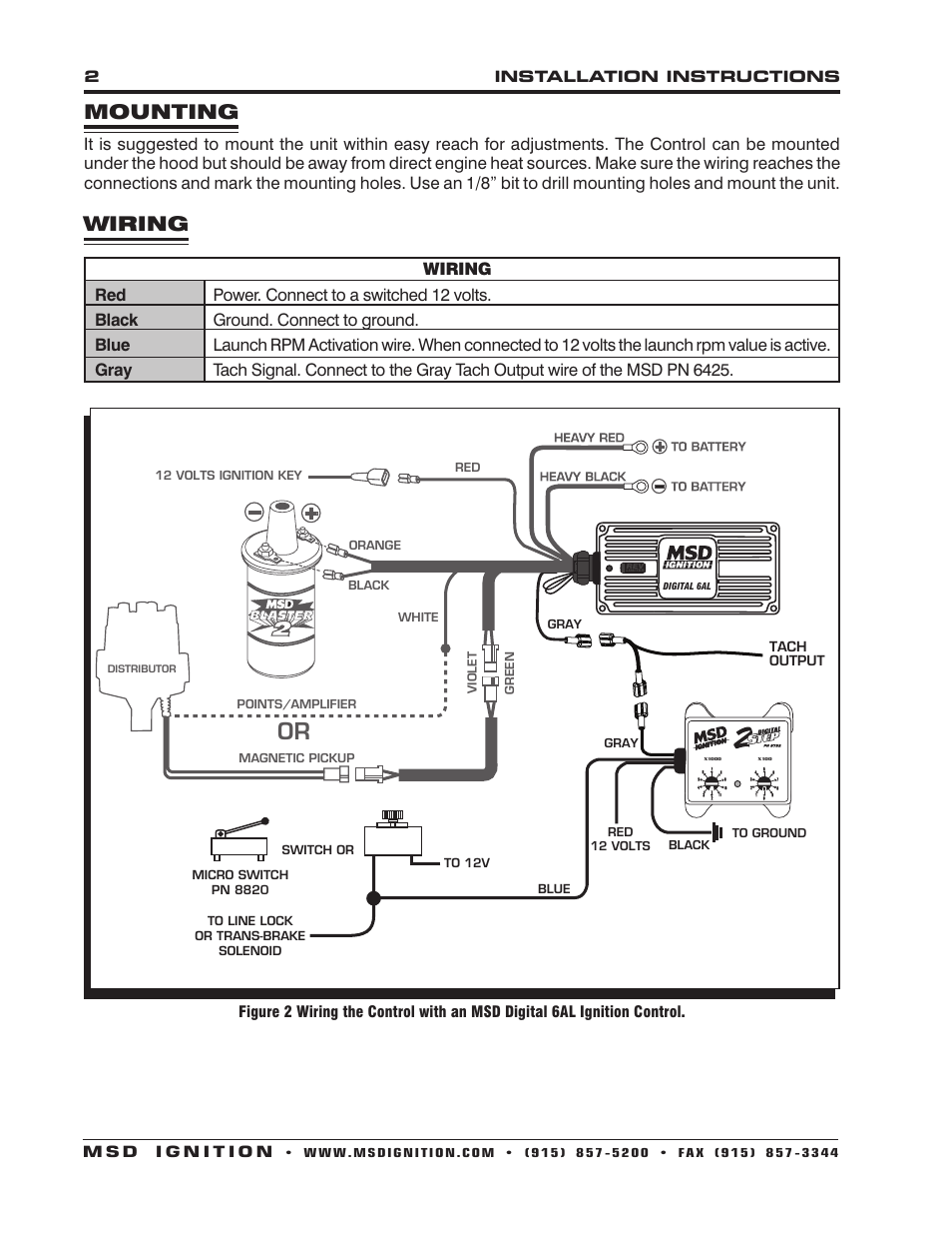 31 Msd 7al 2 Wiring Diagram