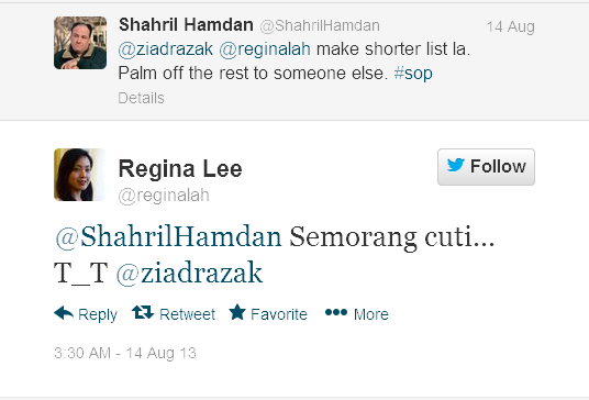 reginalah ShahrilHamdan Semorang cuti