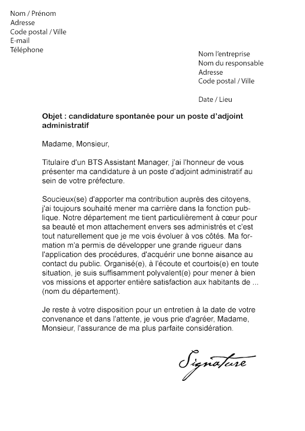 Modele De Lettre De Remerciement Au Prefet  Exemple de Lettre