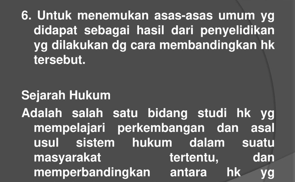 Contoh Azaz Historis : Apa Itu Pengertian Asas Hukum Yuk Mulai