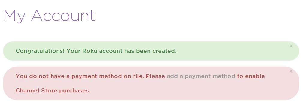 Roku _ My Account