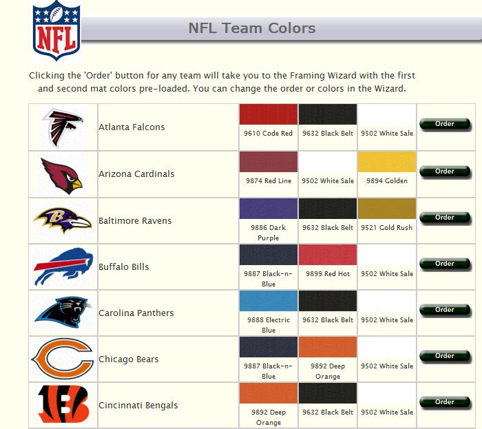 Nfl Team Colors Effy Moom