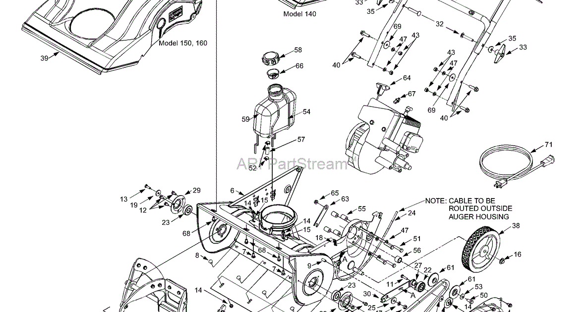 26 Yard Machine Snowblower Parts Diagram - Free Wiring Diagram Source
