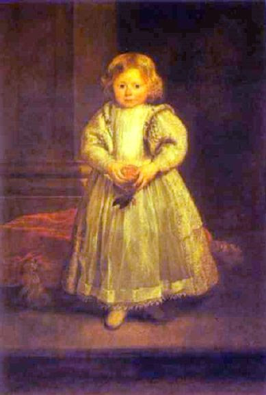 Portrait of Clelia Cattaneo, Daughter of Marchesa Elena Grimaldi
