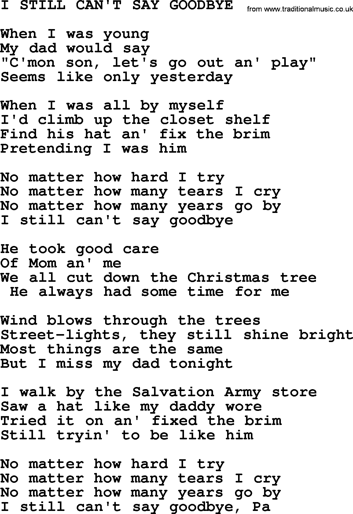 Time To Say Goodbye Lyrics - love quotes