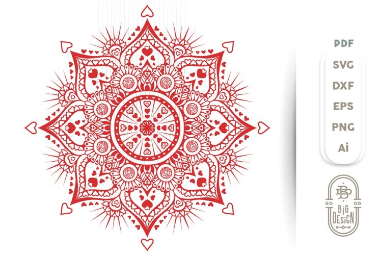 Download Layered Yorkie 3D Mandala Svg - SVG Layered