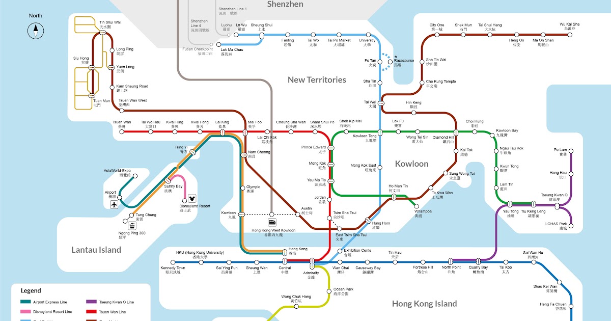 Mtr Hong Kong Map