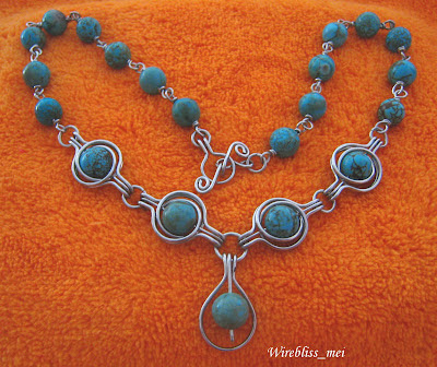 Wire Wrap Pendant Wire Wrap Turquoise Pendant