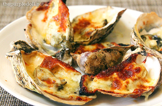 Baked Oysters with Cheese at Spiral Sofitel