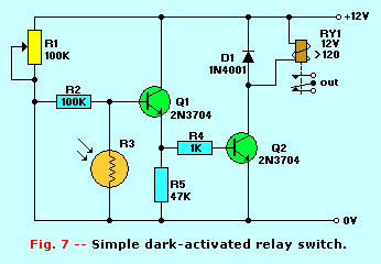 photocell circuits photosensitive