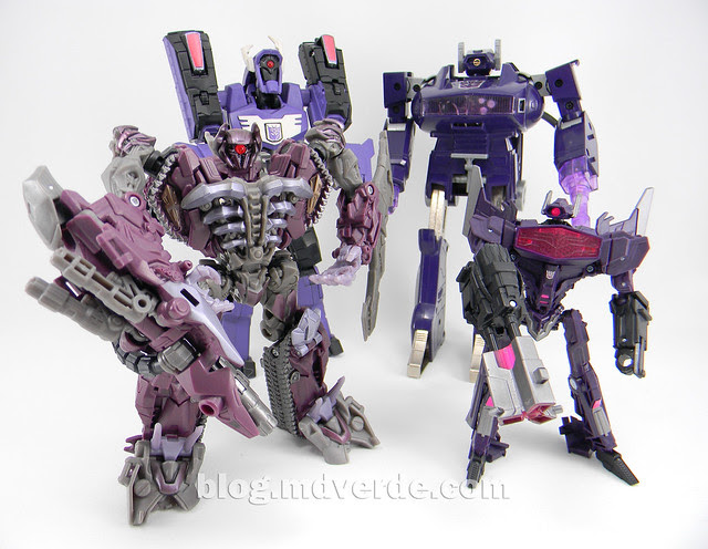 Transformers Shockwave Deluxe - Generations FoC - modo robot vs otros Shockwave