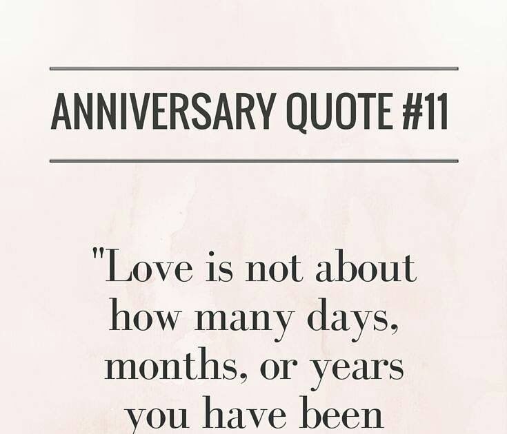 Quotes about one year anniversary