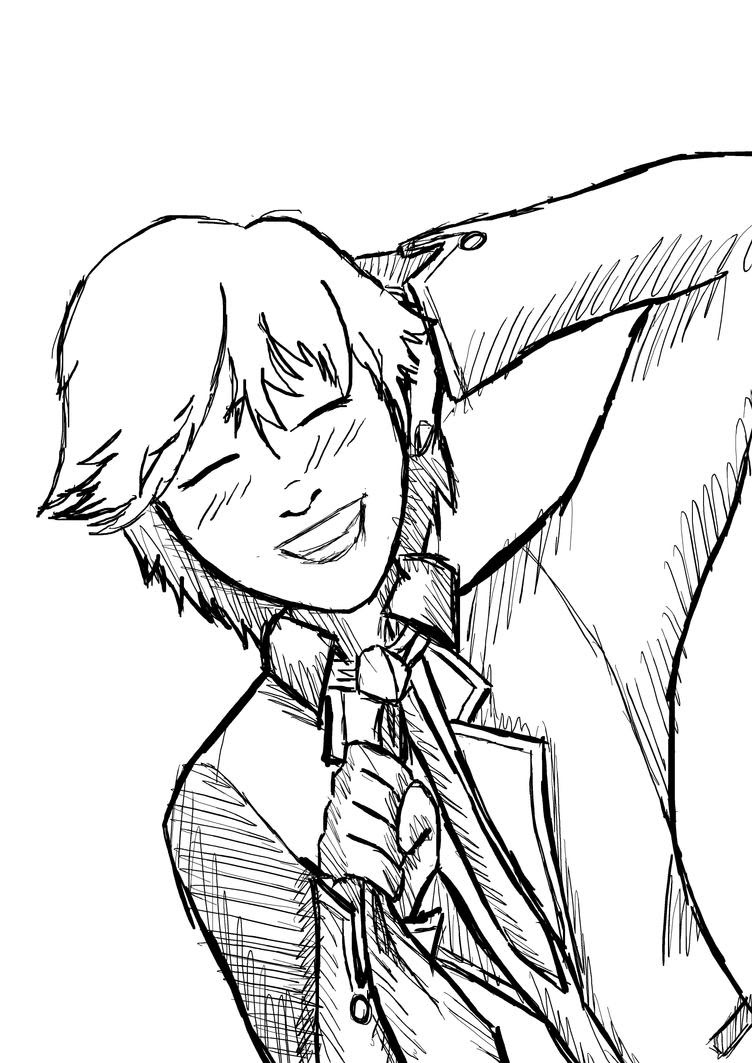 Shy Boy Anime Boy Drawing