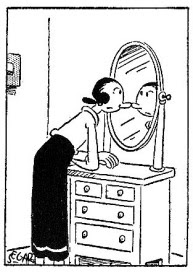 'Who is that girl I see/Staring straight back at me/When will my reflection show/Who I am inside?' Popeye by E. C. Segar