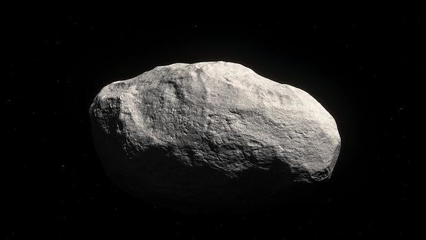 Ilustración del singular cometa rocoso C/2014 S3 (PANSTARRS)