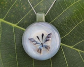Neenu Butterfly - Handmade Linh Le Glass Pendant Necklace Borosilicate Boro Lampwork - LinhLeArtGlass