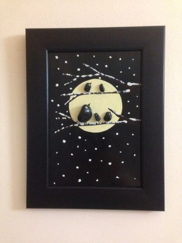 Handy Rock And Pebble Art Ideas For Many Uses41