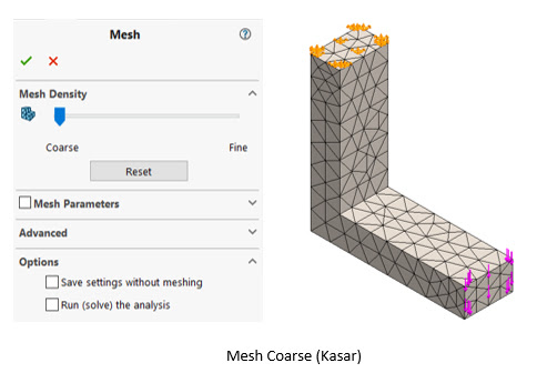 mesh coarse
